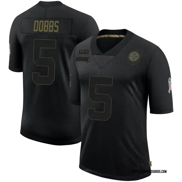 Men's Nike Pittsburgh Steelers Joshua Dobbs 2020 Salute To Service ...